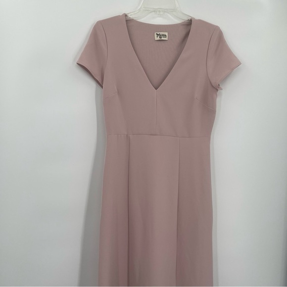 Show Me Your MuMu Geneva Gown Long Maxi Dress size Medium blush Pink bridesmaid - Picture 6 of 12